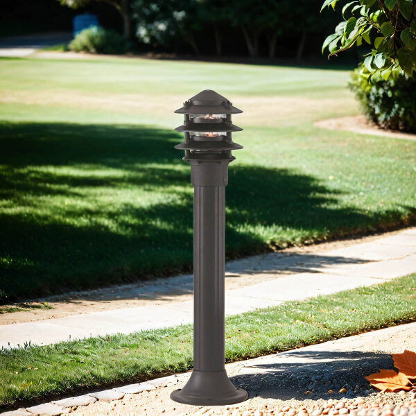 Lampadaire dextérieur contemporain Lampe à faisceau E27 BOLLARDS