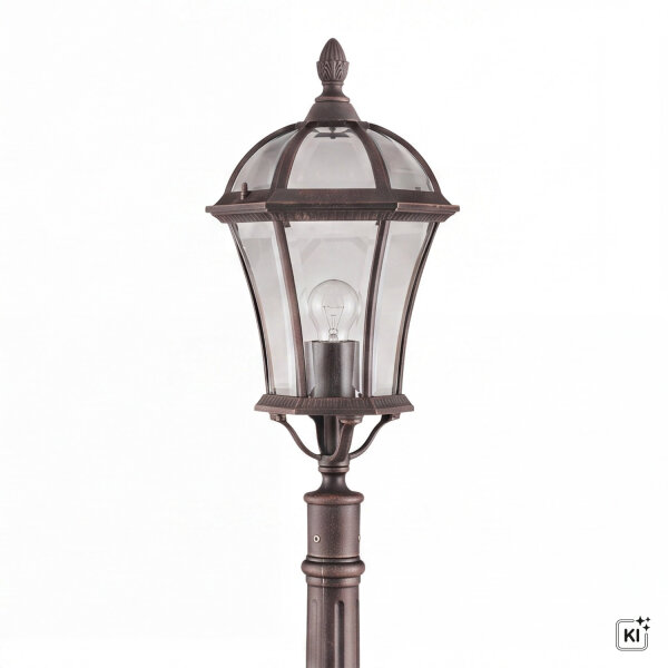 Lampadaire classique en brun antique
