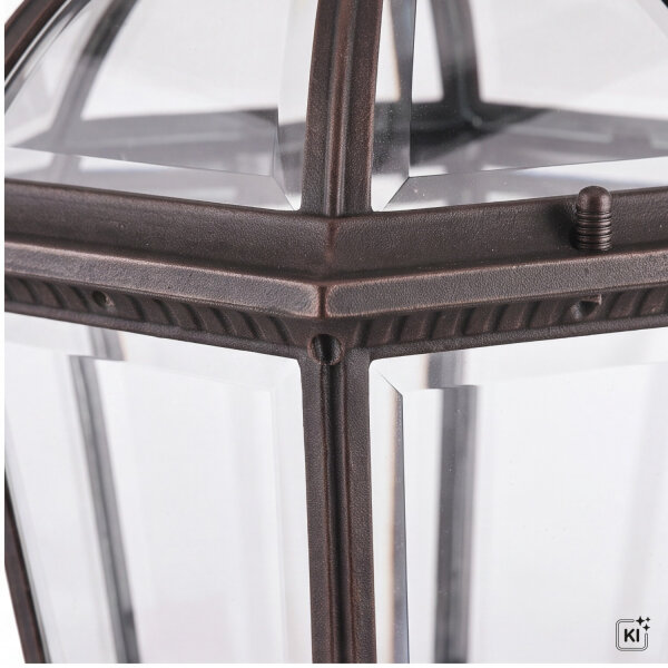 Lampadaire classique en brun antique