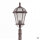 Lampadaire classique en brun antique