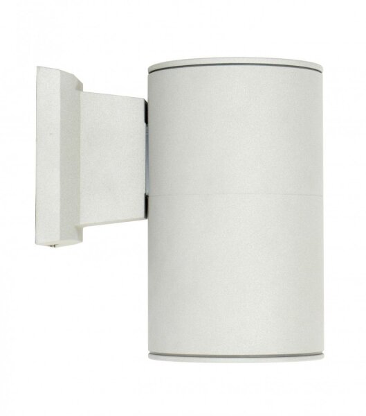 Kompakte Außenwandlampe rund IP54 Aluminium H:19cm