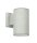 Kompakte Außenwandlampe rund IP54 Aluminium H:19cm