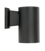 Applique extérieure noire aluminium ronde IP54...