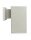 Außenwandlampe Aluminium eckig in Silber E27 IP54