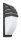 Applique murale noire IP54 H:35 cm faible éblouissement FALOMA