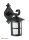 Rustikale Außenlampe KINGFISHER IP43 Schwarz E27