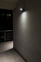LED Außenleuchte IP54 in Silber 4100K 345lm WABEK