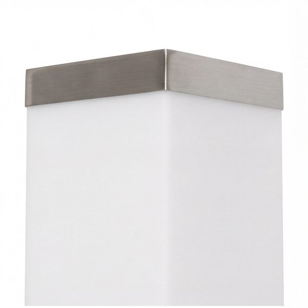 Lampe dextérieur carrée en acier inoxydable IP44 à faible éblouissement E27