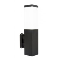 Außenlampe Schwarz Edelstahl IP44 wetterfest E27