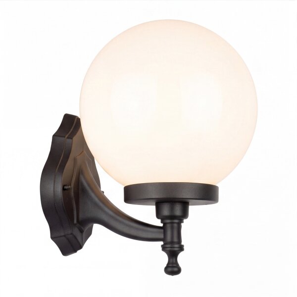 Lampe dextérieur vintage Mur Abat-jour sphérique IP43 anti-éblouissement