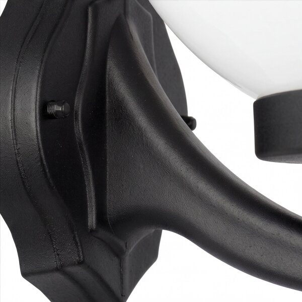 Lampe dextérieur vintage Mur Abat-jour sphérique IP43 anti-éblouissement