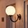 Applique Noir Blanc IP43 E27 Vintage Porte dentrée