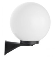 Lampe boule vintage murale IP43 noir blanc