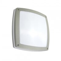 Außenlampe MOLEN in Silber blendarm 2x E27 IP44