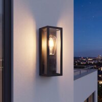 Wandleuchte Außen Schwarz IP65 KAMPEN Außenlampe