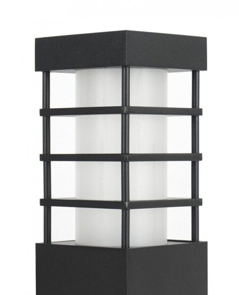 Wetterfeste Wandlampe Schwarz eckig IP54 E27