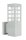 Wandlampe in Silber H:25cm klein eckig E27