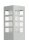 Wandlampe in Silber H:25cm klein eckig E27