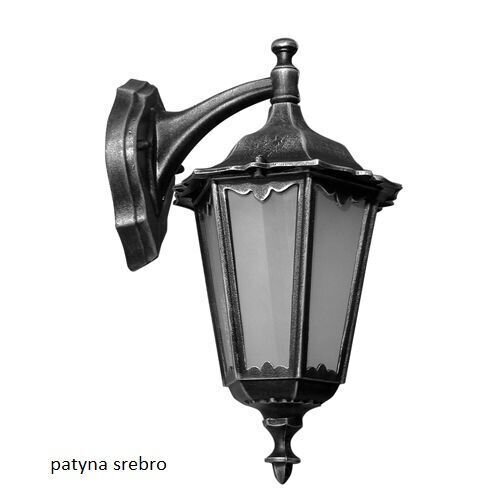 Applique rustique extérieure IP43 aluminium verre