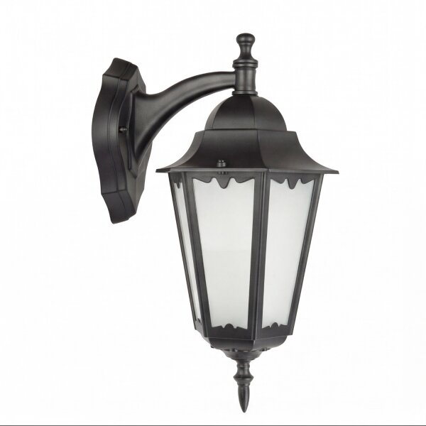 Außenleuchte IP43 Rustikal Aluminium Glas E27