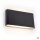Lampe dextérieur LED plate noire IP54 Up Down 3000K