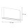 Lampe dextérieur LED plate noire IP54 Up Down 3000K
