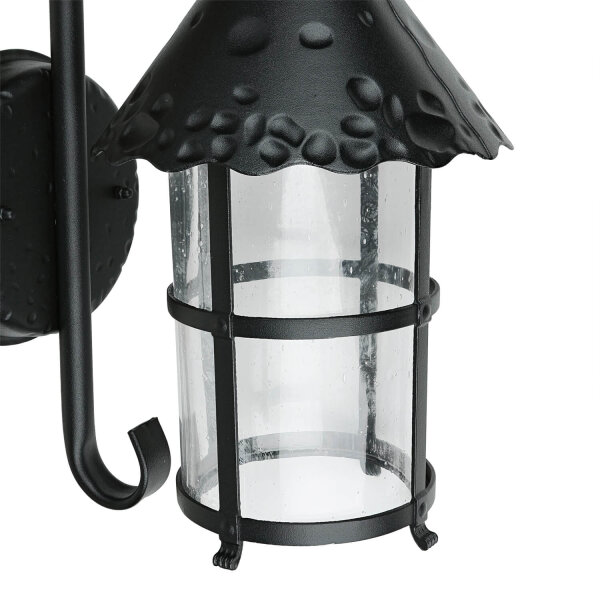 Außen Wandlampe Schwarz regenfest Rustikal TOURNAI