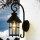 Außen Wandlampe Schwarz regenfest Rustikal TOURNAI