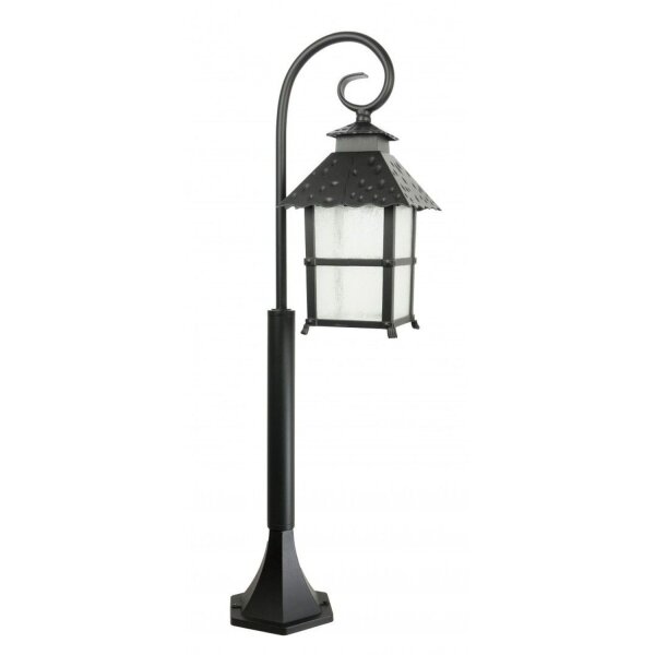 Schwarze Wegeleuchte MONTREAL 86 cm IP43 E27