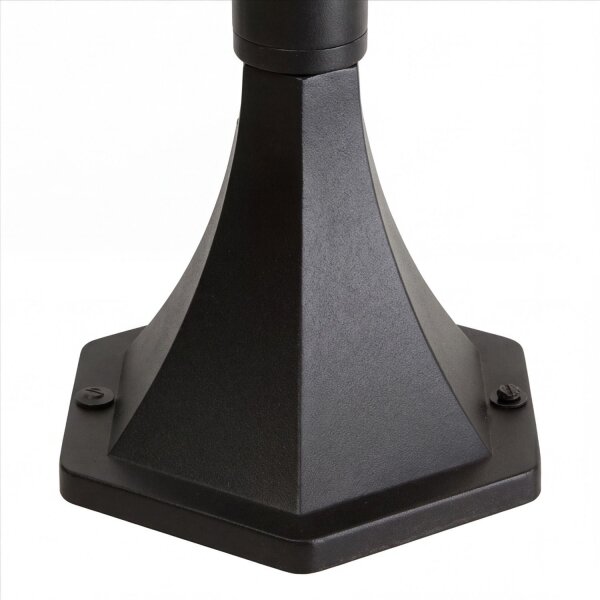 Schwarze Wegeleuchte MONTREAL 86 cm IP43 E27