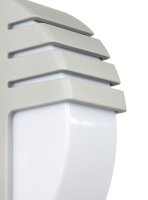 Wegeleuchte FALOMA in Silber 99 cm blendarm E27