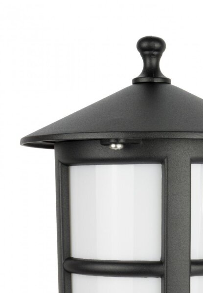 Lampe dallée noire Rustique 101 cm Lampe extérieure