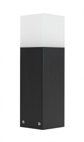 Schwarze Wegeleuchte außen 33cm klein blendarm