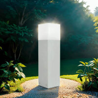 Kleine Gartenleuchte AWERNE eckig 40cm IP44 E27