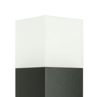 Moderne Wegeleuchte Schwarz 40cm IP44 eckig