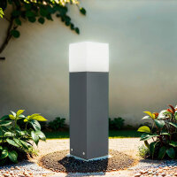Lampe dallée angulaire 40cm Anthracite IP44 E27