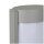 Ovale Pollerleuchte CANDO 65 cm IP54 in Silber E27