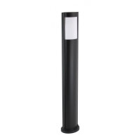 Ovale Außenlampe Schwarz 92 cm IP54 oval E27