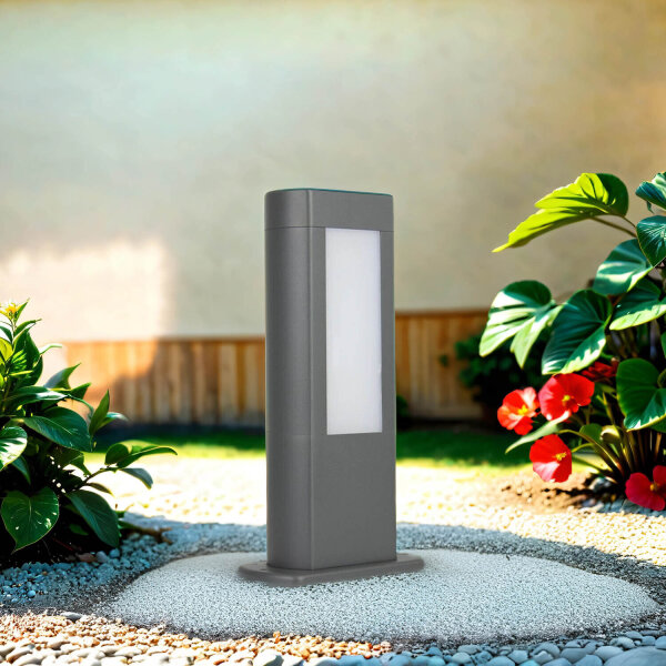 Lampe dextérieur à LED double face 30cm anthracite