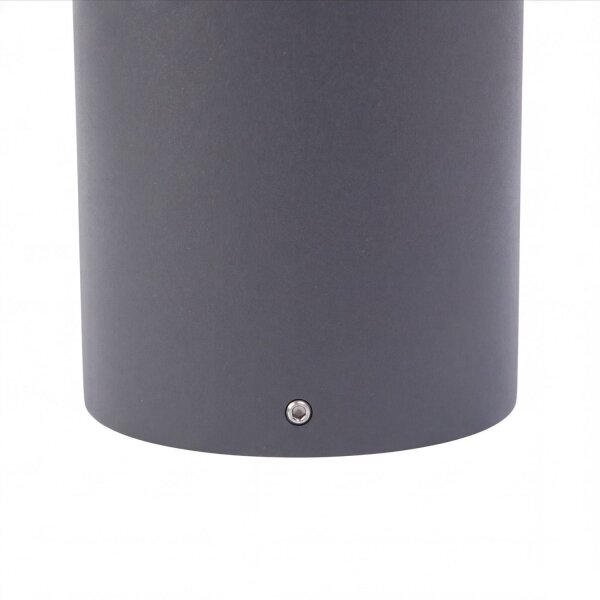 Lampe dallée décorative anthracite 80cm IP54