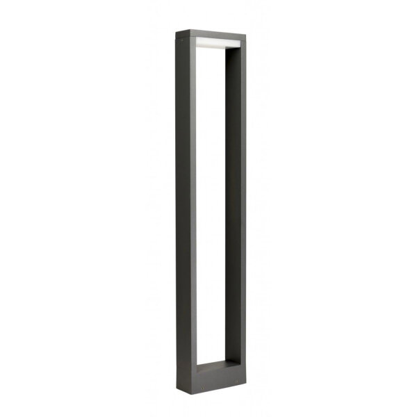 LED Wegeleuchte eckig IP54 80cm Anthrazit 4000K