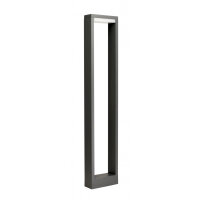 LED Wegeleuchte eckig IP54 80cm Anthrazit 4000K