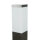 Borne déclairage en acier inoxydable argenté 65cm carré E27