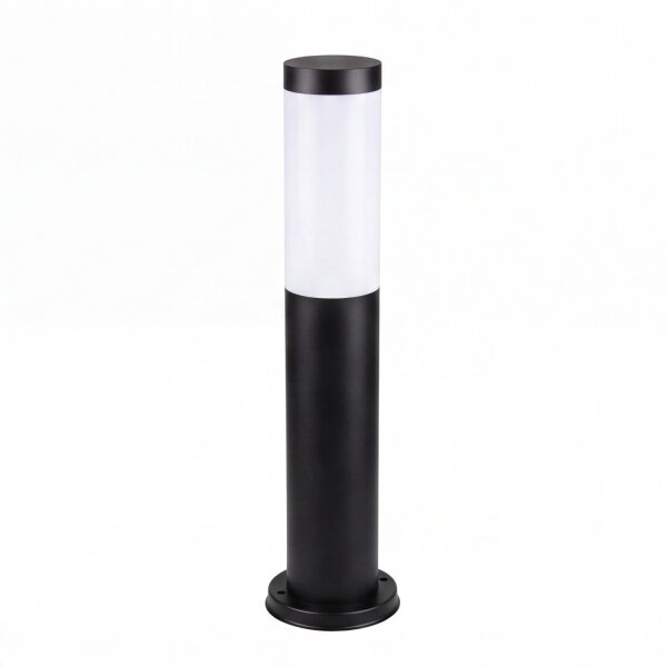 Schwarze Wegeleuchte 45cm IP44 Außen E27