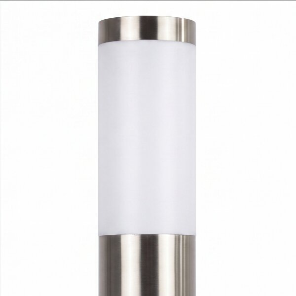 Lampe dallée en acier inoxydable 65 cm IP44 faible éblouissement E27