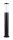 Schwarze Pollerleuchte BETULA 65cm Edelstahl IP44