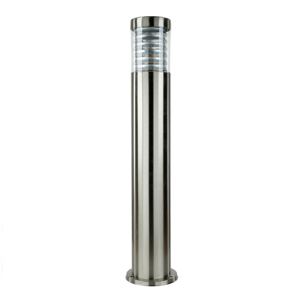 Außenlampe Edelstahl 75 cm blendarm IP44 rund E27