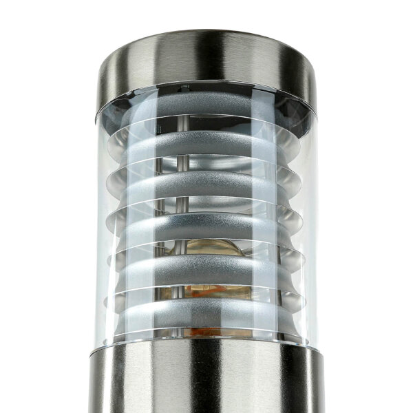 Außenlampe Edelstahl 75 cm blendarm IP44 rund E27