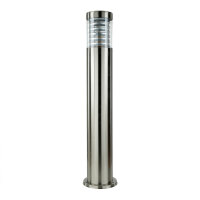 Außenlampe Edelstahl 75 cm blendarm IP44 rund E27