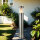 Außenlampe Edelstahl 75 cm blendarm IP44 rund E27